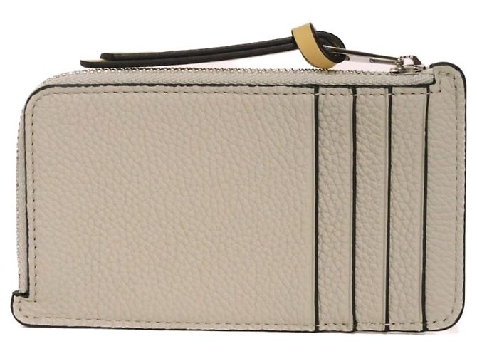 Monedero de piel gris Loewe Castaño - vista 3