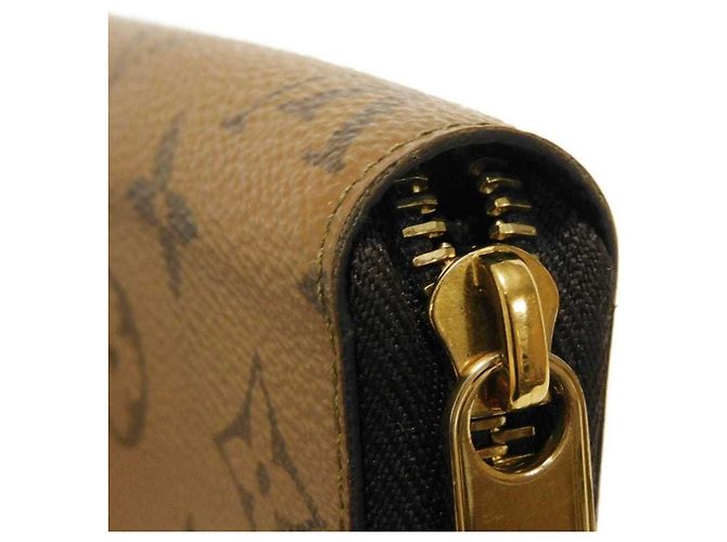 Zippy Cartera larga Louis Vuitton en Monogram Reverse Castaño Marrón claro Monograma - vista 19