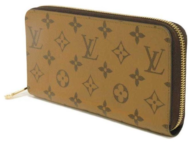 Zippy Cartera larga Louis Vuitton en Monogram Reverse Castaño Marrón claro Monograma - vista 2