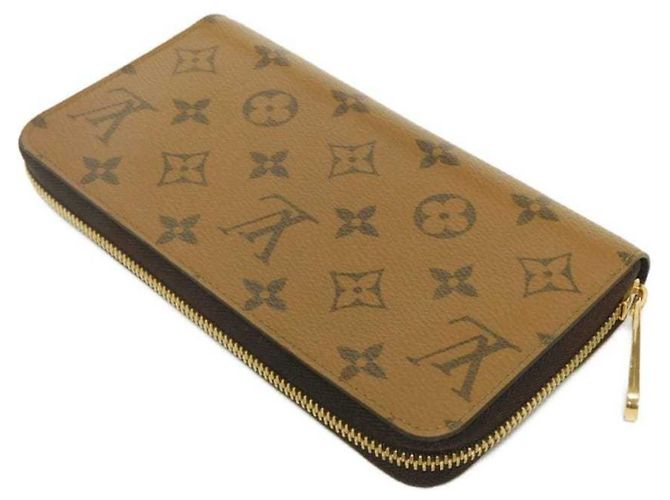 Zippy Cartera larga Louis Vuitton en Monogram Reverse Castaño Marrón claro Monograma - vista 4