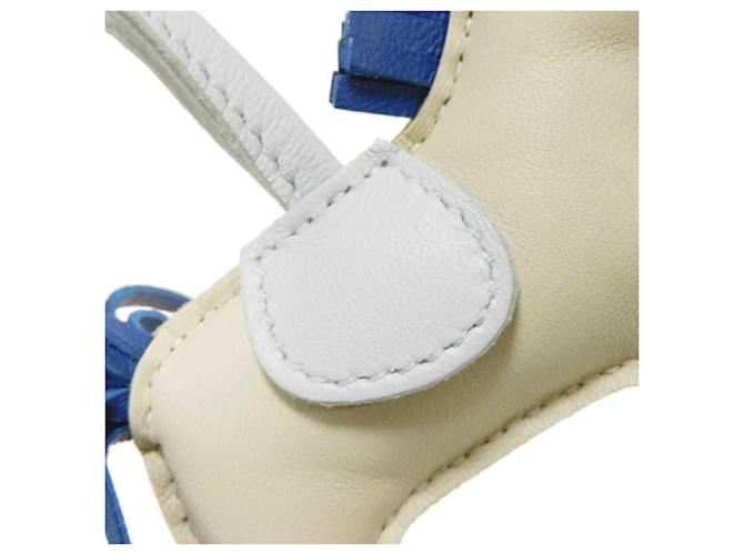 Hermès Charm Rodeo PM Hermes Bianco Blu - vista 5