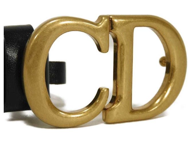 Christian Dior Ledergürtel Schwarz - Ansicht 3