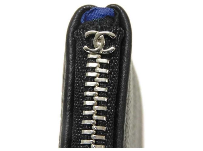 Chanel Black Goat Leather Coin Purse - view 10