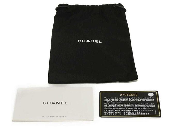 Chanel Black Goat Leather Coin Purse - view 14