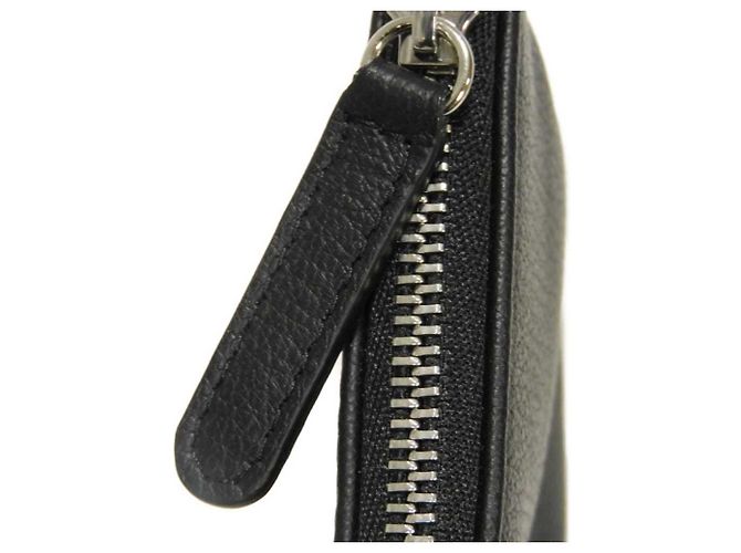 Chanel Black Goat Leather Coin Purse - view 9