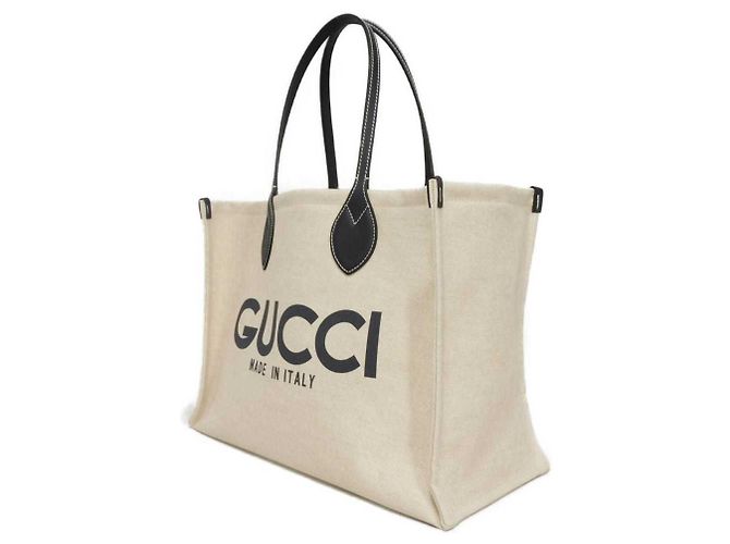 Bolso Tote Gucci de algodón blanco - vista 2