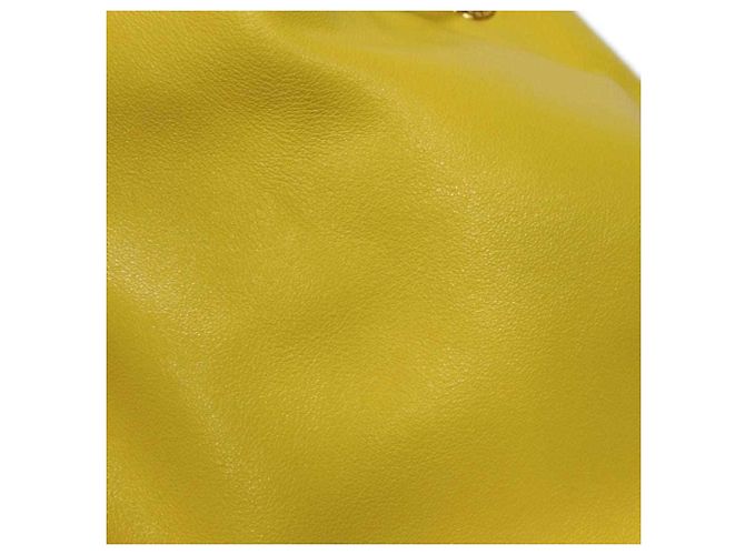 Borsa a secchiello Duetto in Saffiano Prada Giallo - vista 22