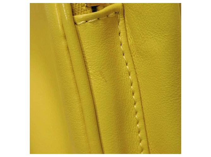 Borsa a secchiello Duetto in Saffiano Prada Giallo - vista 27