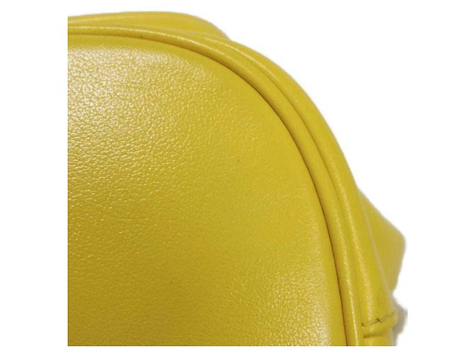 Borsa a secchiello Duetto in Saffiano Prada Giallo - vista 30