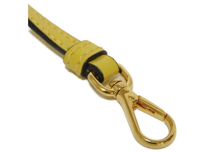 Borsa a secchiello Duetto in Saffiano Prada Giallo - vista 33