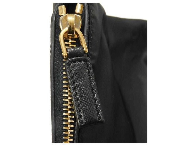 Borsa Tote Prada Tessuto Robot Applique Nero - vista 22