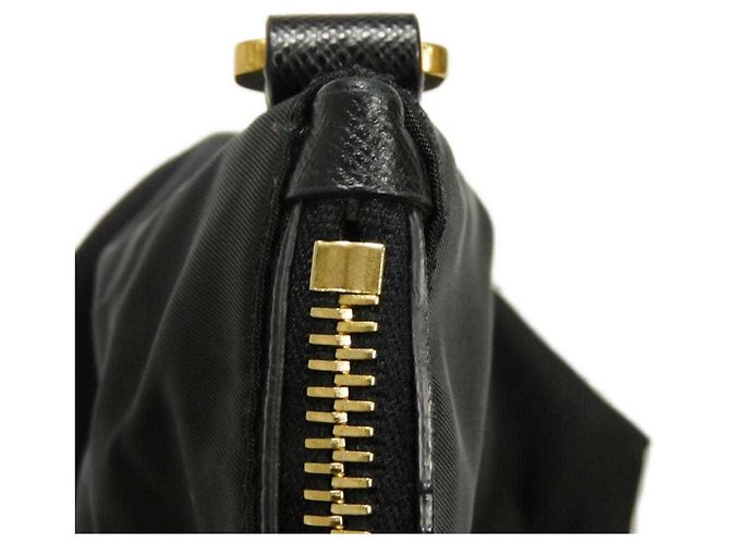 Borsa Tote Prada Tessuto Robot Applique Nero - vista 23