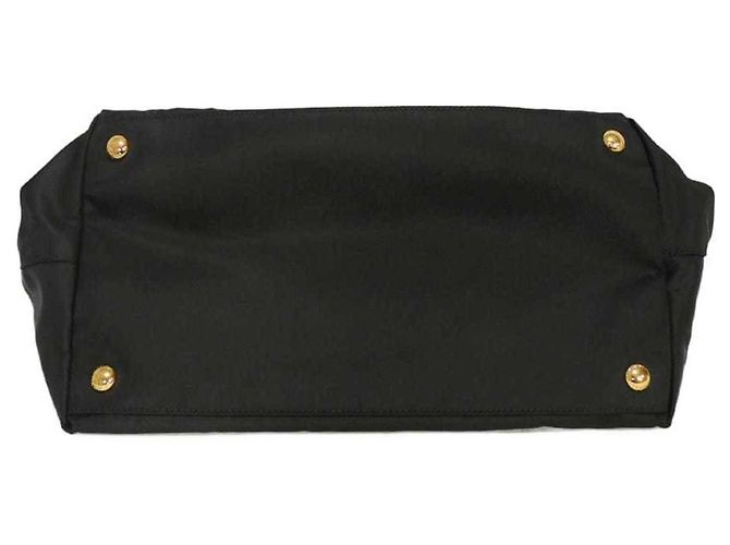 Borsa Tote Prada Tessuto Robot Applique Nero - vista 29