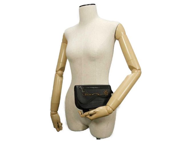 Pochette Saddle Christian Dior Dior Cactus Jack Nero - vista 5