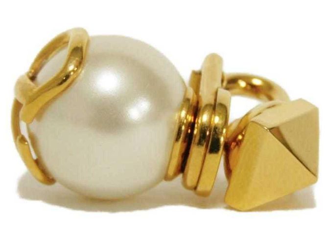 Orecchini a clip Valentino con perle Bianco Crudo - vista 4