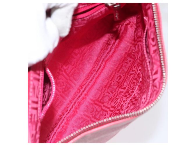 Salvatore Ferragamo Gancini in pelle Rosa - vista 5