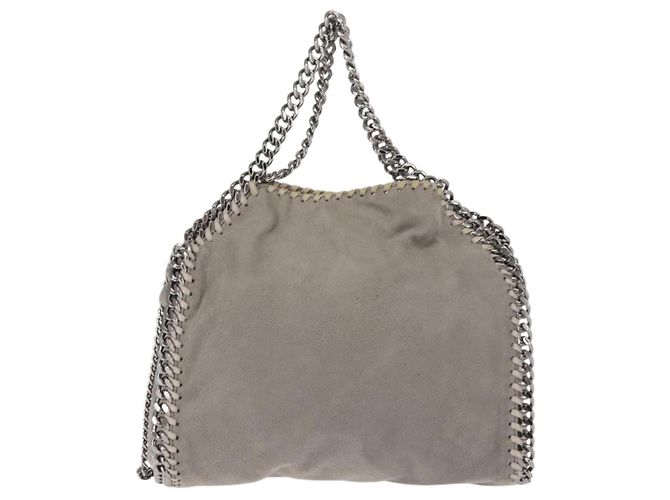 Stella Mc Cartney Stella McCartney Falabella Fold Over Faux Suede Marrone - vista 2