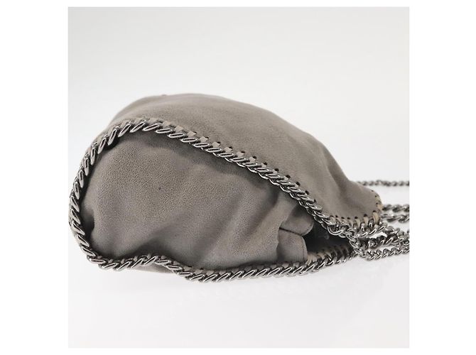 Stella Mc Cartney Stella McCartney Falabella Fold Over Faux Suede Marrone - vista 3