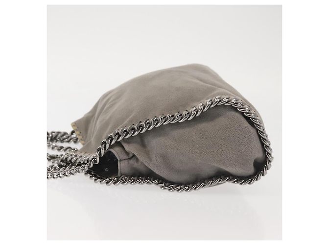 Stella Mc Cartney Stella McCartney Falabella Fold Over Faux Suede Marrone - vista 4