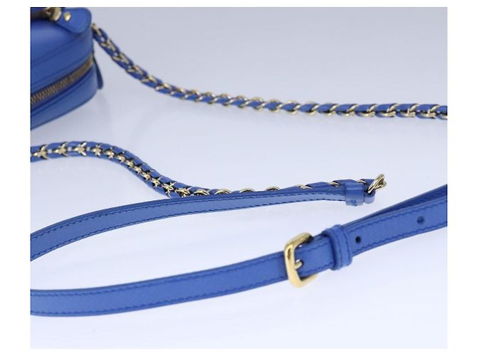 Salvatore Ferragamo Vala Leather Blu - vista 7