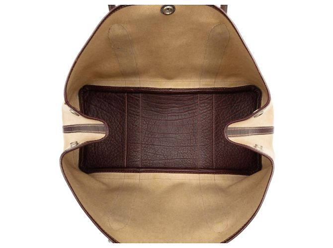 Hermès Borsa Tote Hermes Garden Party PM Marrone - vista 4