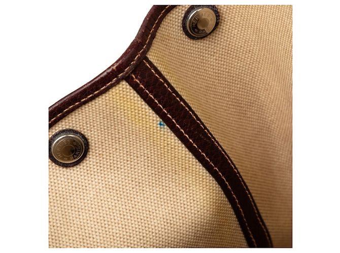 Hermès Borsa Tote Hermes Garden Party PM Marrone - vista 5