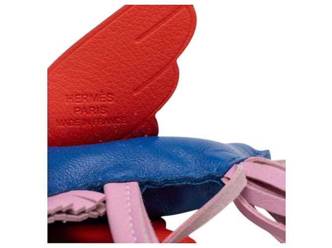 Hermès Charm de sac Hermes Rodeo PM Pegasus Bleu - vue 3