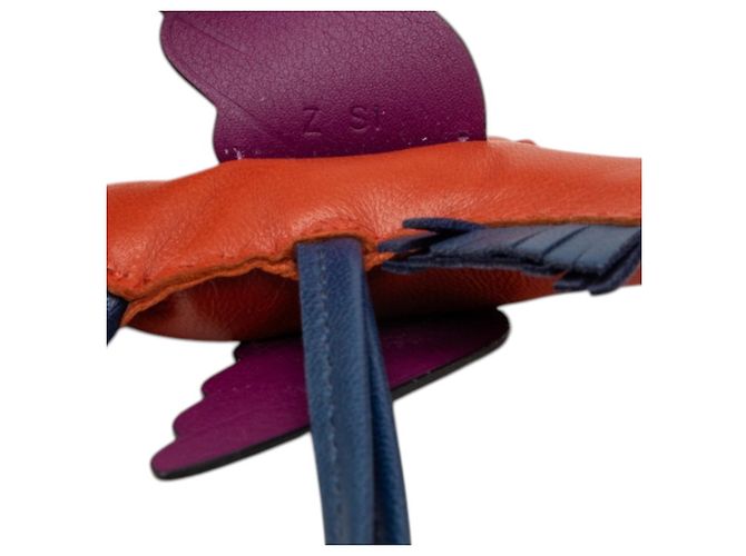 Hermès Charm per borsa Hermes Rodeo Pegasus PM Marrone Blu navy - vista 4