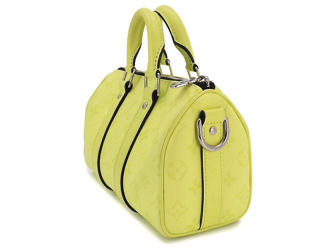 Borsa Louis Vuitton Keepall Bandouliere 25 D'oro - vista 4