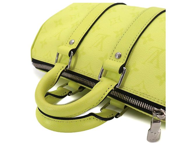 Borsa Louis Vuitton Keepall Bandouliere 25 D'oro - vista 6