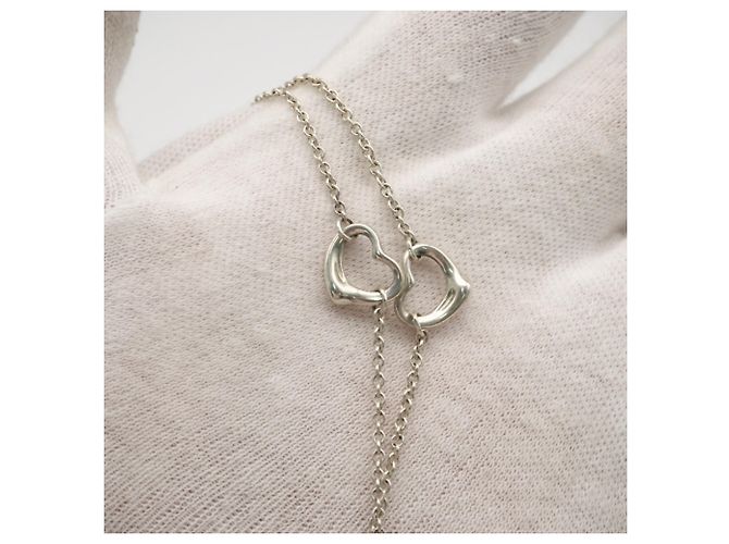 Collana Tiffany & Co. Open Heart a 3 motivi in Argento 925 - vista 5