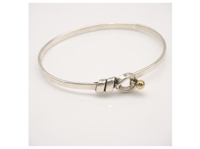 Bracelet jonc Love Knot de Tiffany & Co. Argenté Doré - vue 2