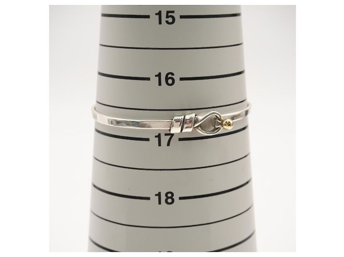 Bracelet jonc Love Knot de Tiffany & Co. Argenté Doré - vue 9