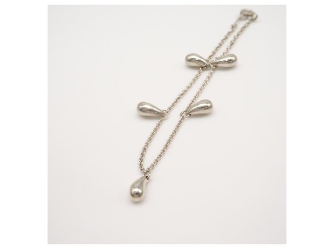 Bracciale Tiffany & Co. Elsa Peretti 5 Teardrop Charm Argento - vista 2