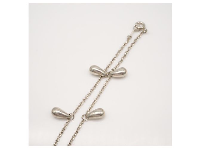 Bracciale Tiffany & Co. Elsa Peretti 5 Teardrop Charm Argento - vista 3