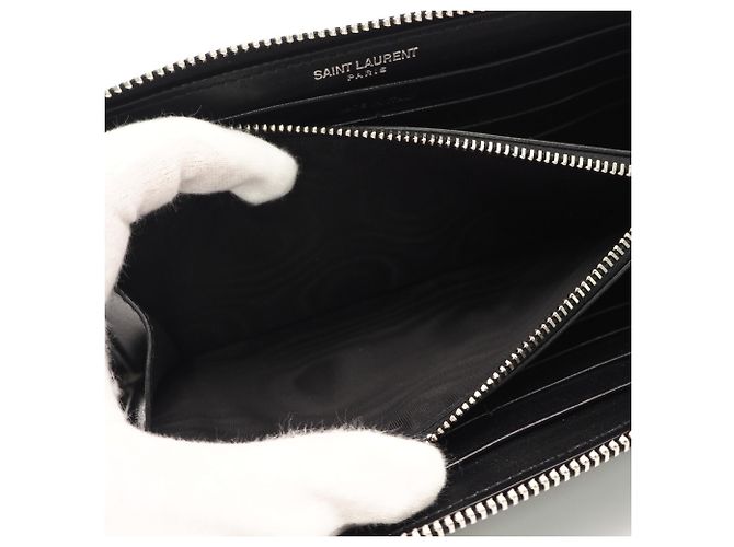 Portafoglio lungo Yves Saint Laurent Nero - vista 10