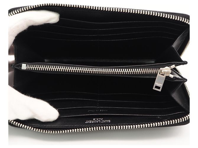 Portafoglio lungo Yves Saint Laurent Nero - vista 9