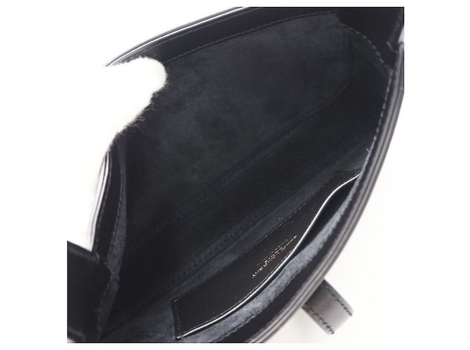 Borsa in pelle di vitello Yves Saint Laurent Nero - vista 11
