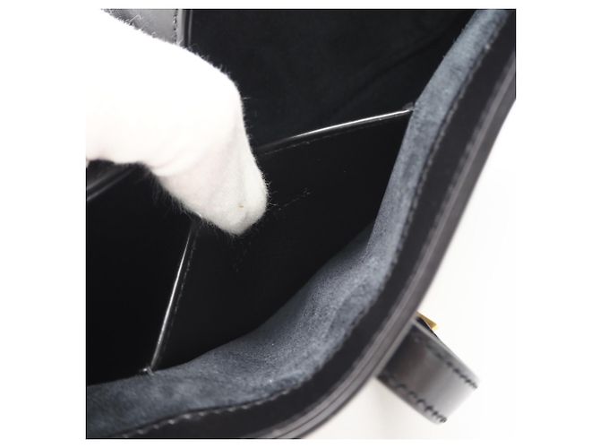 Borsa in pelle di vitello Yves Saint Laurent Nero - vista 12