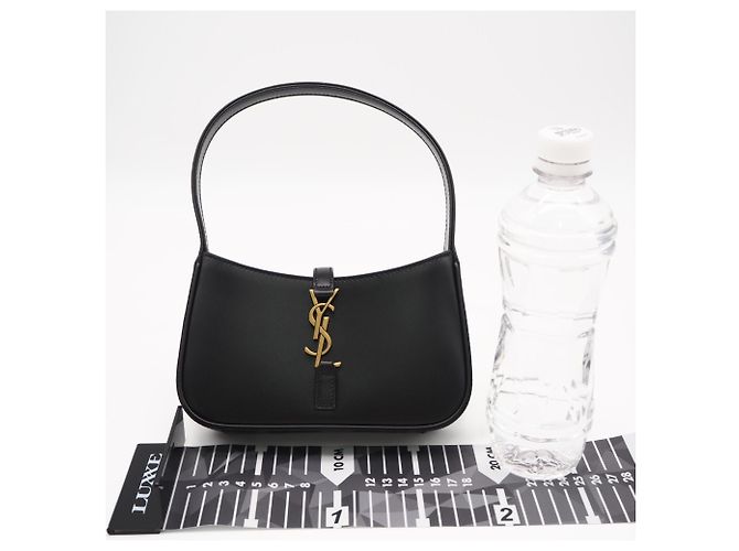 Borsa in pelle di vitello Yves Saint Laurent Nero - vista 3
