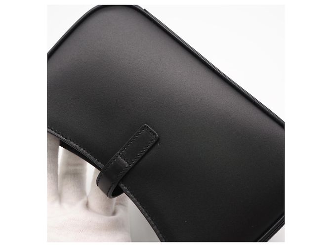 Borsa in pelle di vitello Yves Saint Laurent Nero - vista 4