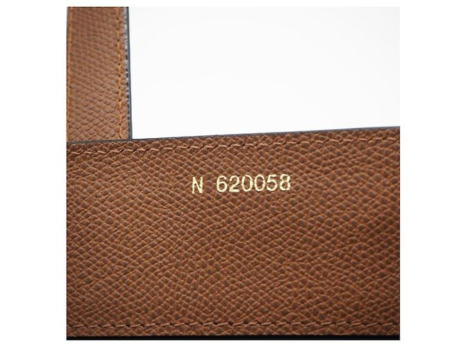 Valextra Soft Calfskin V-Line Horizontal Shopping Bag Braun - Ansicht 14