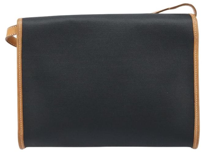 Borsa a tracolla Christian Dior CD in tela e pelle Nero - vista 2