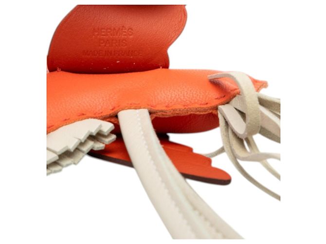 Hermès Charm per borsa Hermes Rodeo PM Pegasus Arancione - vista 3