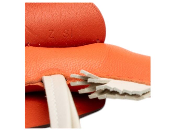 Hermès Charm per borsa Hermes Rodeo PM Pegasus Arancione - vista 4