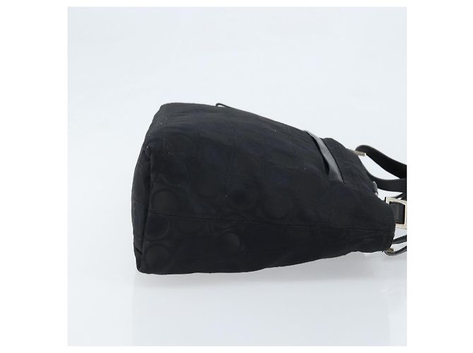 Bolso Tote Salvatore Ferragamo Gancini en lona Gancini Medium Negro - vista 3