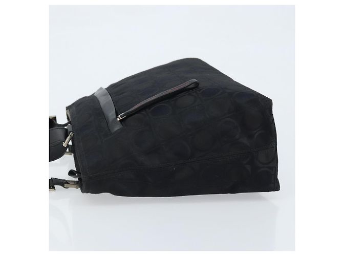 Bolso Tote Salvatore Ferragamo Gancini en lona Gancini Medium Negro - vista 4
