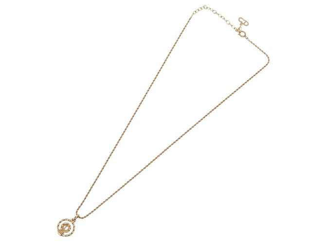 Pendente Christian Dior CD placcato oro D'oro - vista 2