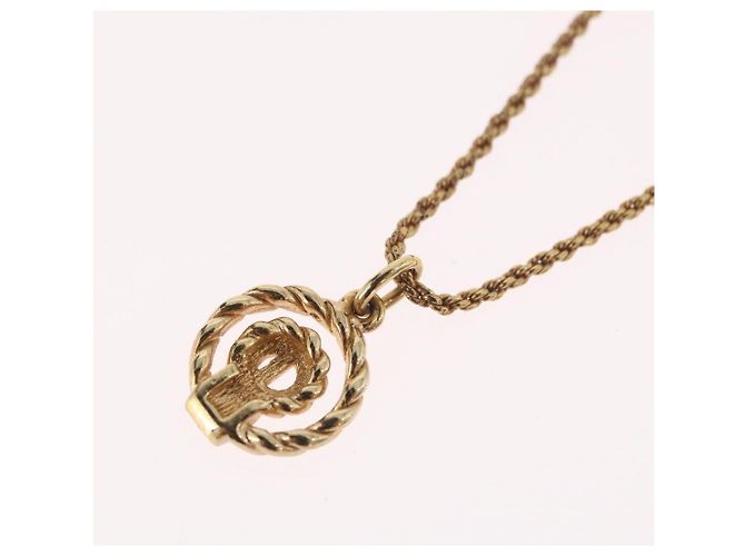 Pendente Christian Dior CD placcato oro D'oro - vista 5