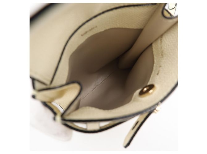Borsa a Spalla Valextra Soft Calfskin Slim B Traccolina Bianco - vista 13